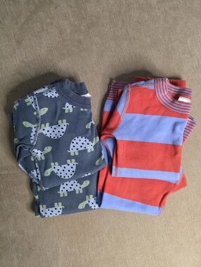 Hanna Andersson Pajama Bundle | Turtles & Stripes | Size 4